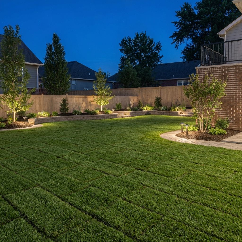 Complete Yard Transformation - After