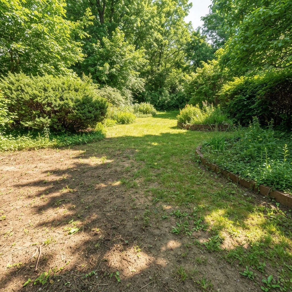 Complete Yard Transformation - Before